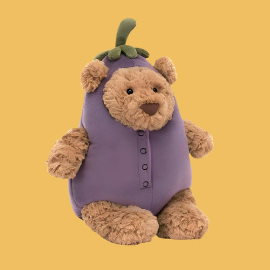 Bartholomew Bear Aubergine