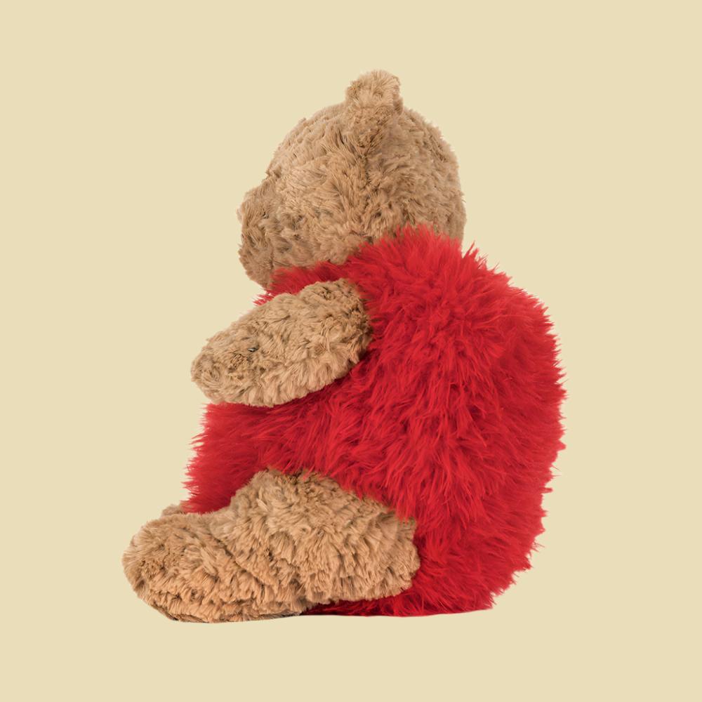 Jellycat Bartholomew Bear 'Heartthrob' 1