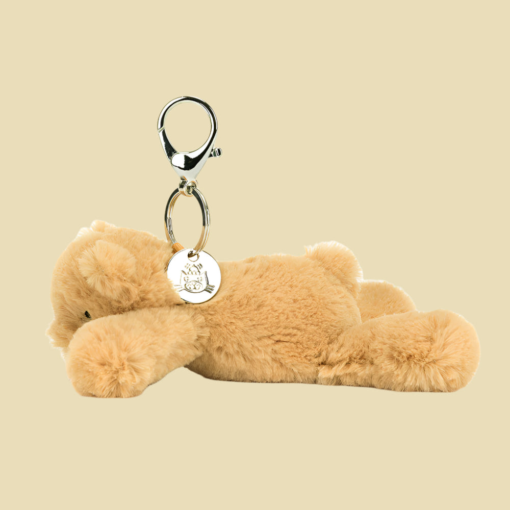 Jellycat Smudge Bear Bag Charm 1