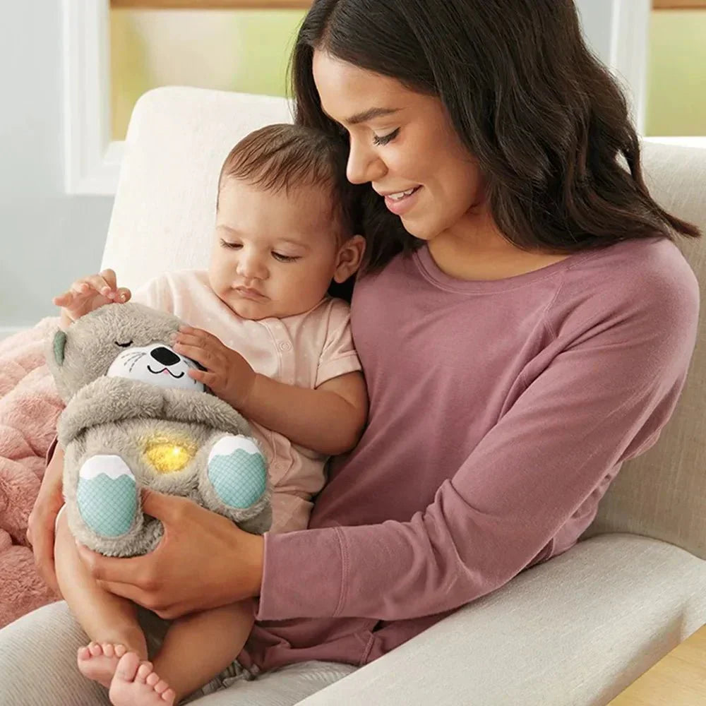 Mykro™ 2024 New Soothe 'n Snuggle Otter Portable Plush Breathing Sound Companion