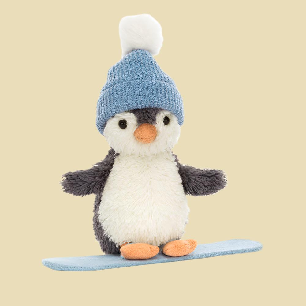 jellycat Peanut Penguin Snowboarding 1